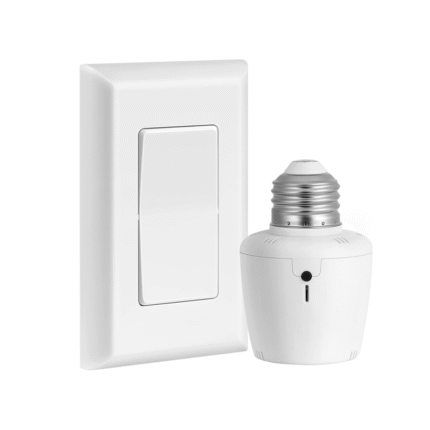Remote Control Light Bulb Socket with Wireless Switch