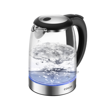 1.7L Electric Kettle Stainless Steel Hot Water Boiler